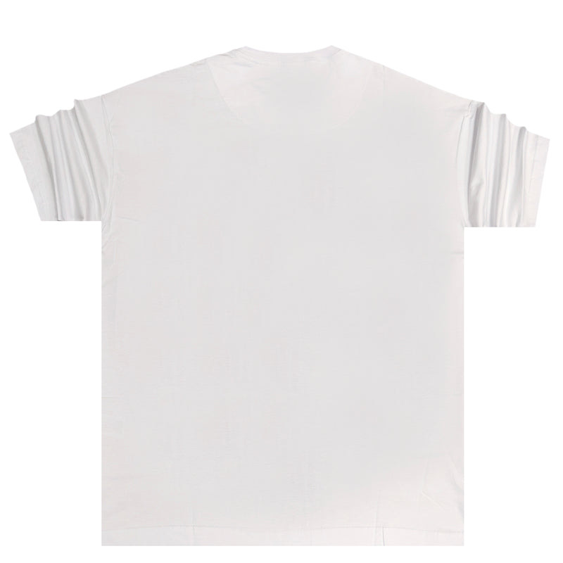 Ανδρική κοντομάνικη μπλούζα Henry clothing - 3-433 - the club tee λευκό