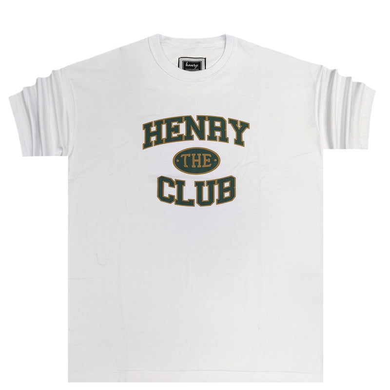 Henry clothing - 3-433 - white the club tee