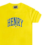 Henry clothing - 3-434 - arch logo tee - yellow