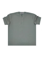 HENRY CLOTHING Ανδρικό κοντομάνικο πουκάμισο ανοιχτό πράσινο 3-451-light green
