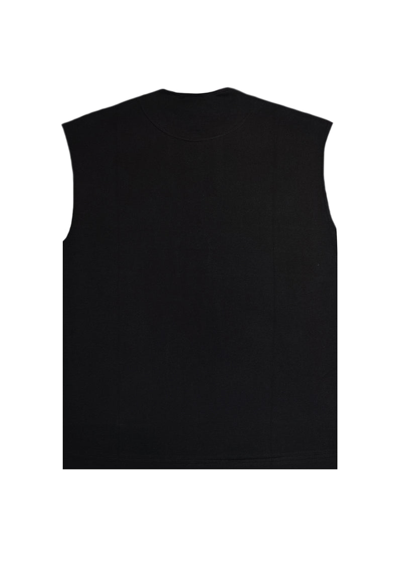 Ανδρική αμάνικη μπλούζα Henry clothing - 3-452 - sleeveless t-shirt μαύρο