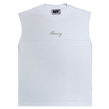 Henry clothing - 3-452 - sleeveless t-shirt - white