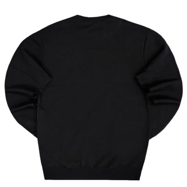 Henry clothing - 3-500 -  sweatshirt premium logo - black