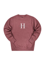 Ανδρικό φούτερ Henry clothing-3-500-premium logo sweatshirt -dysty pink