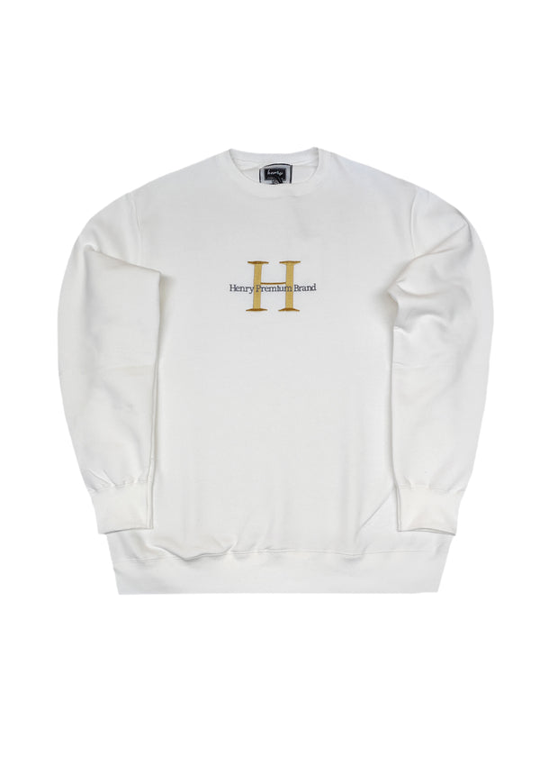 Ανδρικό φούτερ Henry Clothing-3-500-ecru