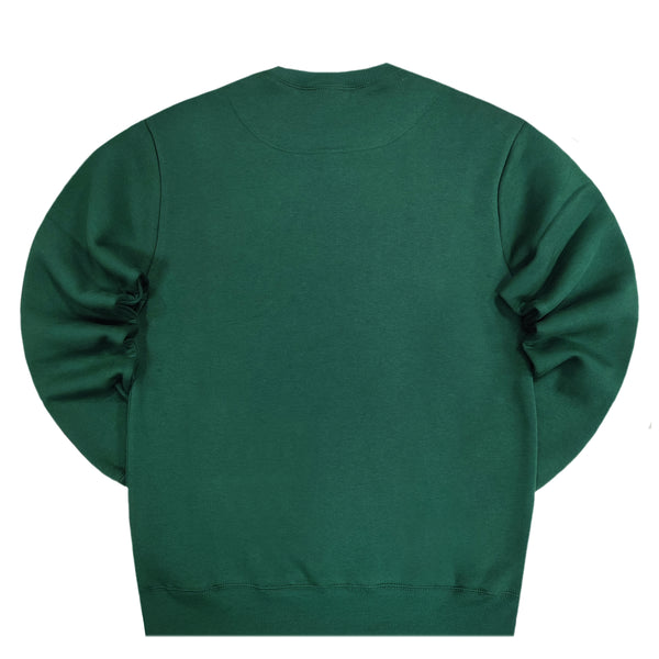 Henry clothing - 3-500 - sweatshirt premium logo - green