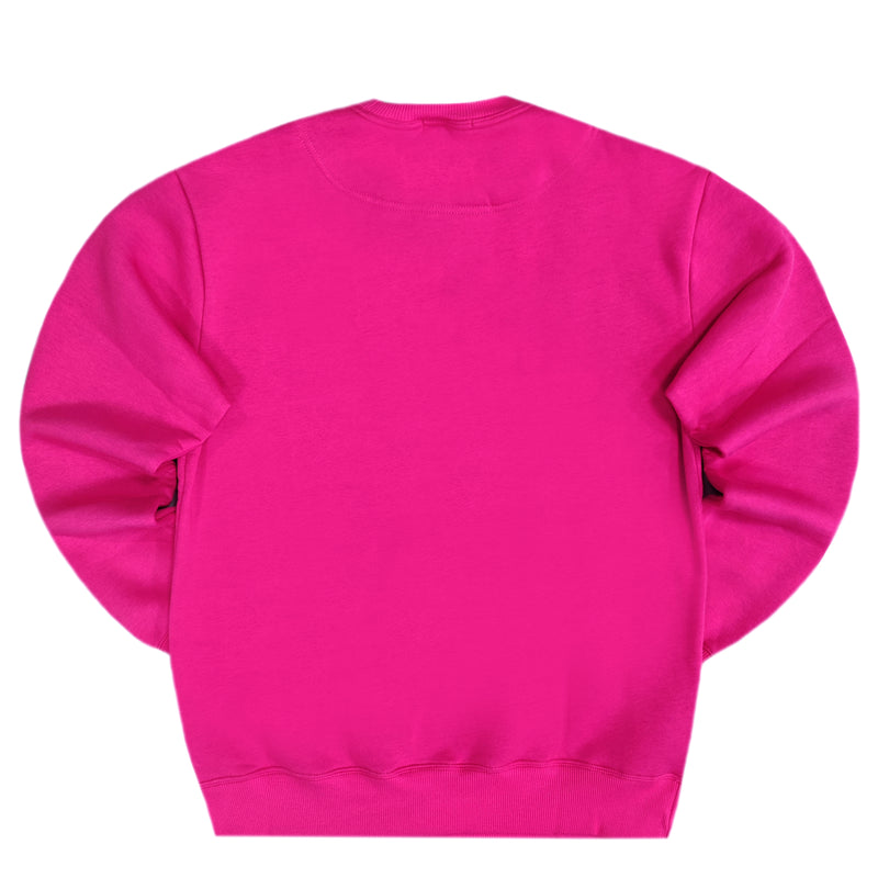 Henry clothing - 3-501 - round logo sweatshirt - foux