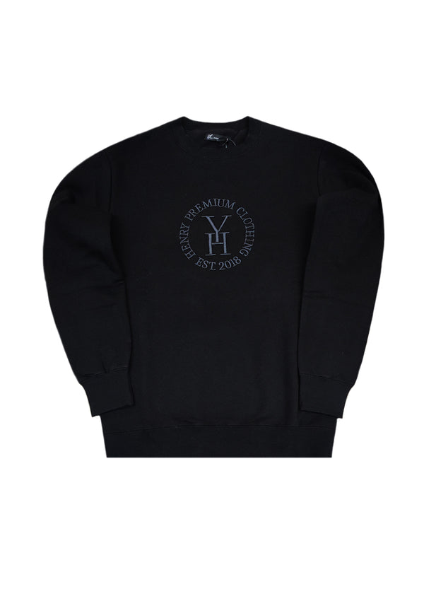 Ανδρικό φούτερ Henry Clothing-3-501-black