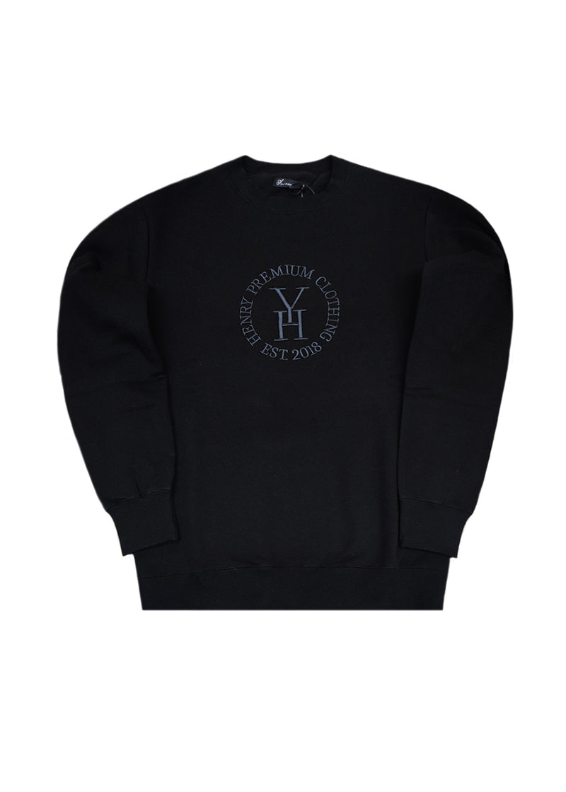 Ανδρικό φούτερ Henry Clothing-3-501-black