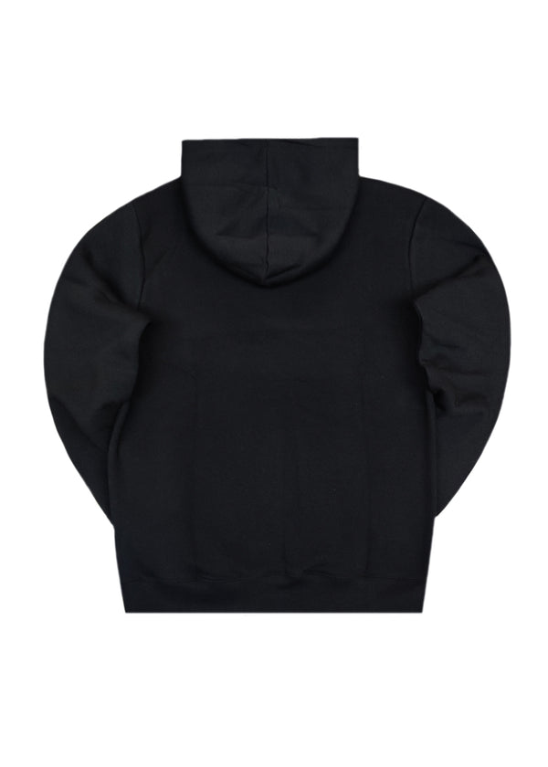 Ανδρικό φούτερ με κουκούλα Henry Clothing-3-502-Henry logo hoodie black
