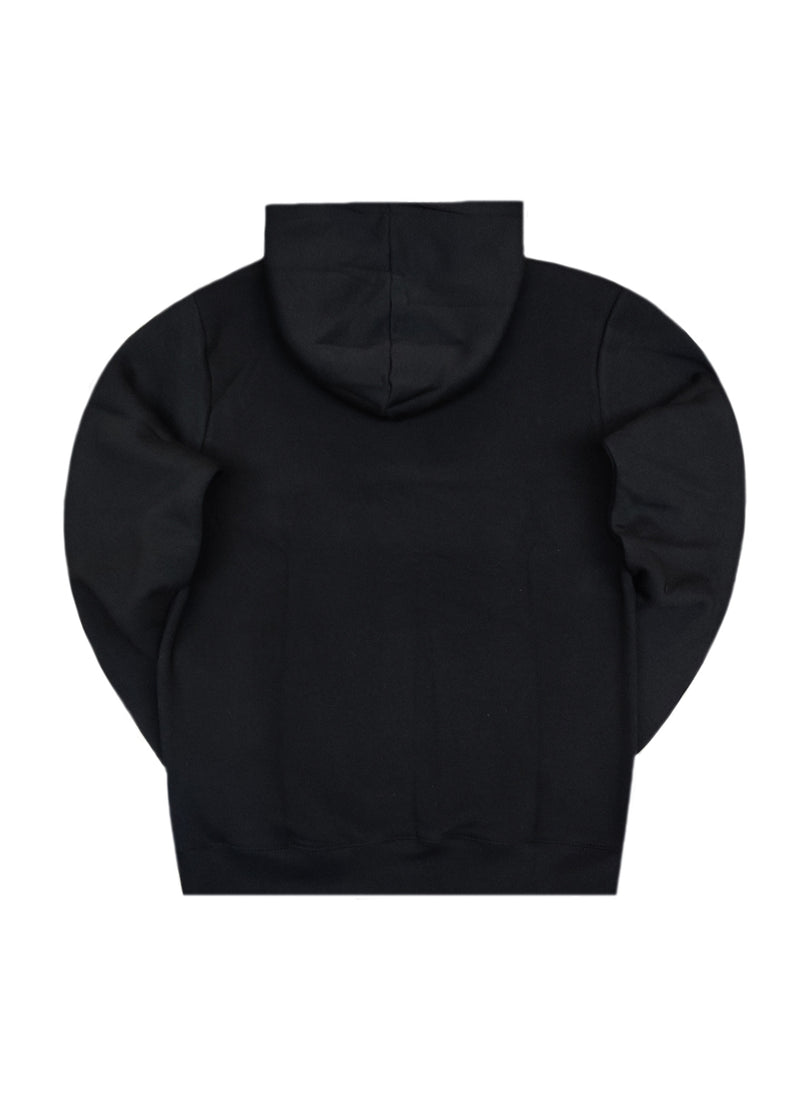 Ανδρικό φούτερ με κουκούλα Henry Clothing-3-502-Henry logo hoodie black