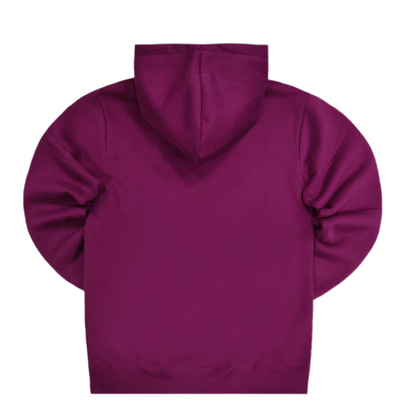 Henry clothing - 3-502 - large logo hoodie - magenta