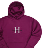 Henry clothing - 3-502 - large logo hoodie - magenta