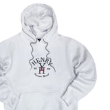 Henry clothing - 3-503 - premium logo hoodie - white