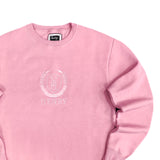 Henry clothing - 3-504 - emblem logo sweatshirt - pink