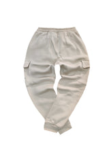 Ανδρική φόρμα Henry clothing-3-505-logo sweatpants ανοιχτό μπεζ