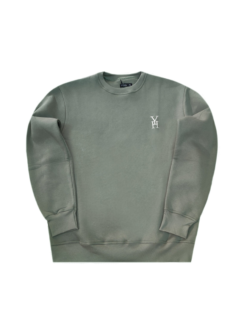 Ανδρικό φούτερ Henry Clothing-3-505-khaki