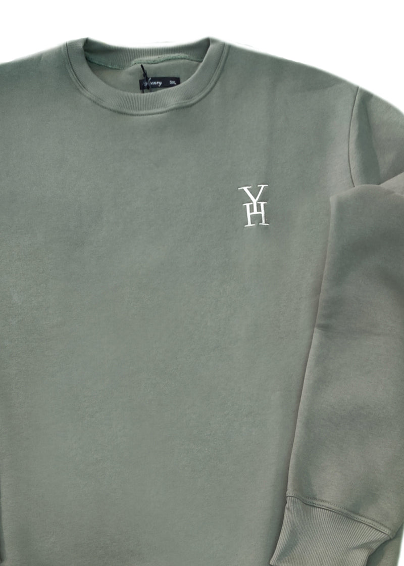 Ανδρικό φούτερ Henry Clothing-3-505-khaki