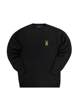 Henry clothing-3-505-premium gold logo sweatshirt -black