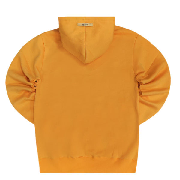 Henry clothing - 3-509 - logo hoodie - orange