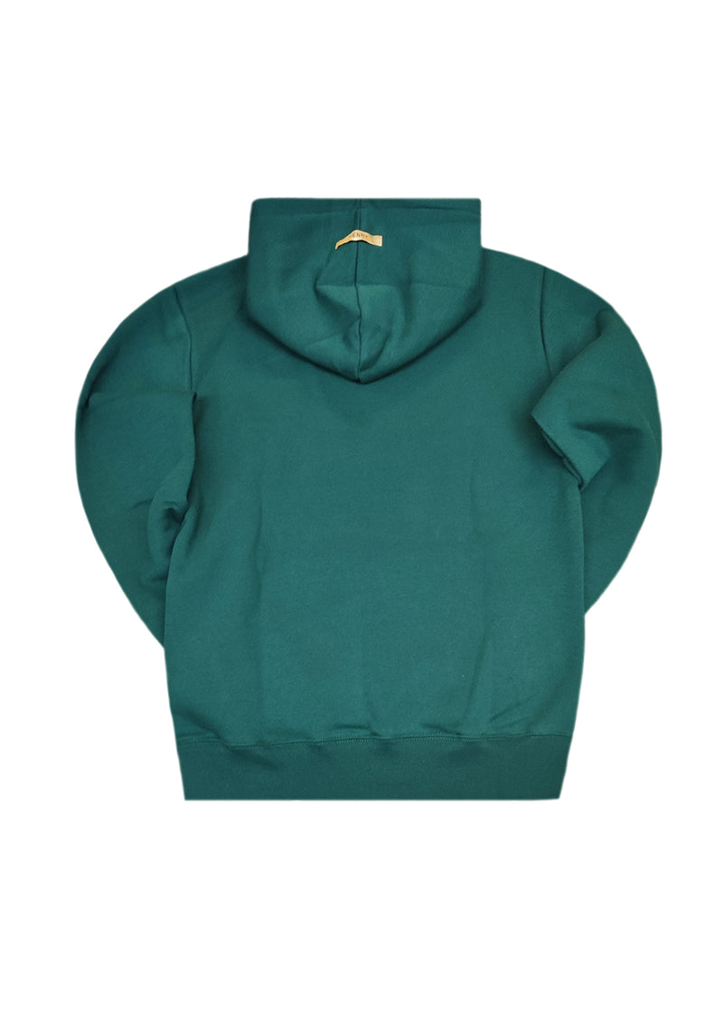 Ανδρικό φούτερ με κουκούλα Henry Clothing-3-509-Henry logo hoodie green