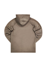 Ανδρική ζακέτα Henry clothing-3-517-caligraphy logo jacket brown