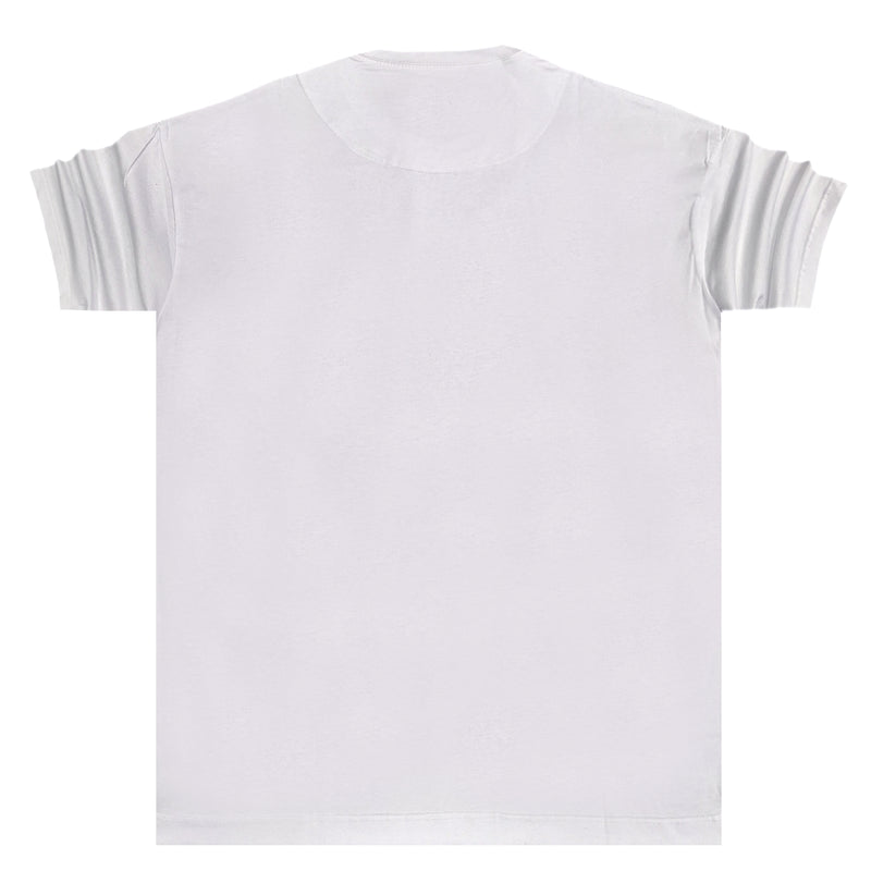 Henry clothing - 3-612 - h logo tee - white