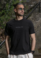Ανδρική κοντομάνικη μπλούζα Henry clothing 3-613 μαύρη