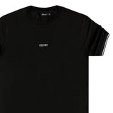 Henry clothing - 3-614 - black tee white details