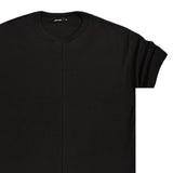 Henry clothing - 3-624 - simple overisized tee - black
