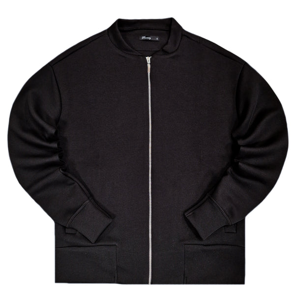 Ανδρική Ζακέτα Henry clothing - 3-632 - elastic μαύρο