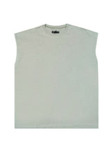 HENRY CLOTHING - Ανδρικό relaxed oversized αμάνικο - Μέντα 3-640