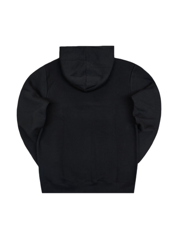 Ανδρικό φούτερ με κουκούλα Henry Clothing-3-651-Henry logo hoodie black