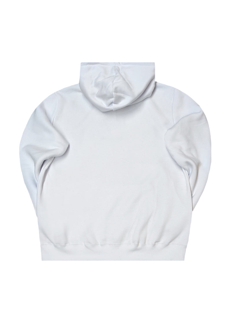 Ανδρικό φούτερ με κουκούλα Henry Clothing-3-651-Henry logo hoodie white