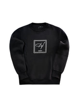 Henry clothing-3-673-logo sweatshirt -black
