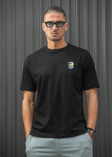 Ανδρική κοντομάνικη μπλούζα Henry - 3-701 - vespa oversized tee μαύρο