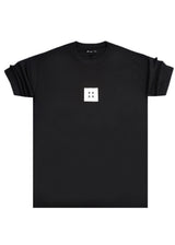 Ανδρική κοντομάνικη μπλούζα Henry clothing-3-714-premium brand t-shirt μαύρο