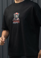 Ανδρική κοντομάνικη μπλούζα Henry clothing-3-715-black Henry Bear μαύρο
