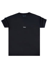 Ανδρική κοντομάνικη μπλούζα Henry clothing-3-718-follow your vibes  t-shirt μαύρο