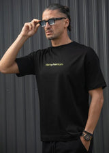 Ανδρική κοντομάνικη μπλούζα Henry Clothing - 3-722 - Henry premium regular fit tee μαύρο