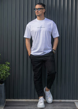 Ανδρική κοντομάνικη μπλούζα Henry Clothing - 3-722 - Henry premium regular fit tee λευκό