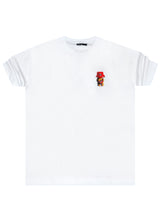 Ανδρική κοντομάνικη μπλούζα Henry clothing - 3-728 - los angeles bear regular fit t-shirt λευκό