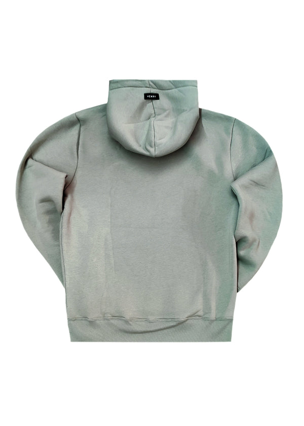 Ανδρικό φούτερ με κουκούλα Henry Clothing- 3-750 -mint hoodie