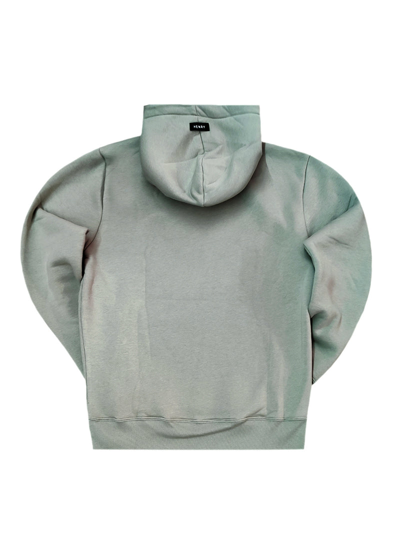 Ανδρικό φούτερ με κουκούλα Henry Clothing- 3-750 -mint hoodie