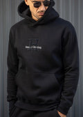 HENRY CLOTHING - Ανδρικό φούτερ με κουκούλα Henry Logo - Μαύρο 3-751