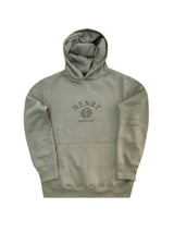 Ανδρικό φούτερ με κουκούλα Henry Clothing-3-752-Henry logo hoodie χακί