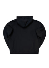 Ανδρική ζακέτα με κουκούλα Henry Clothing - 3-760 - signed logo zipper hoodie jacket μαύρο
