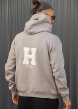 HENRY CLOTHING - Ανδρικό φούτερ με κουκούλα H - Πούρο 3-767