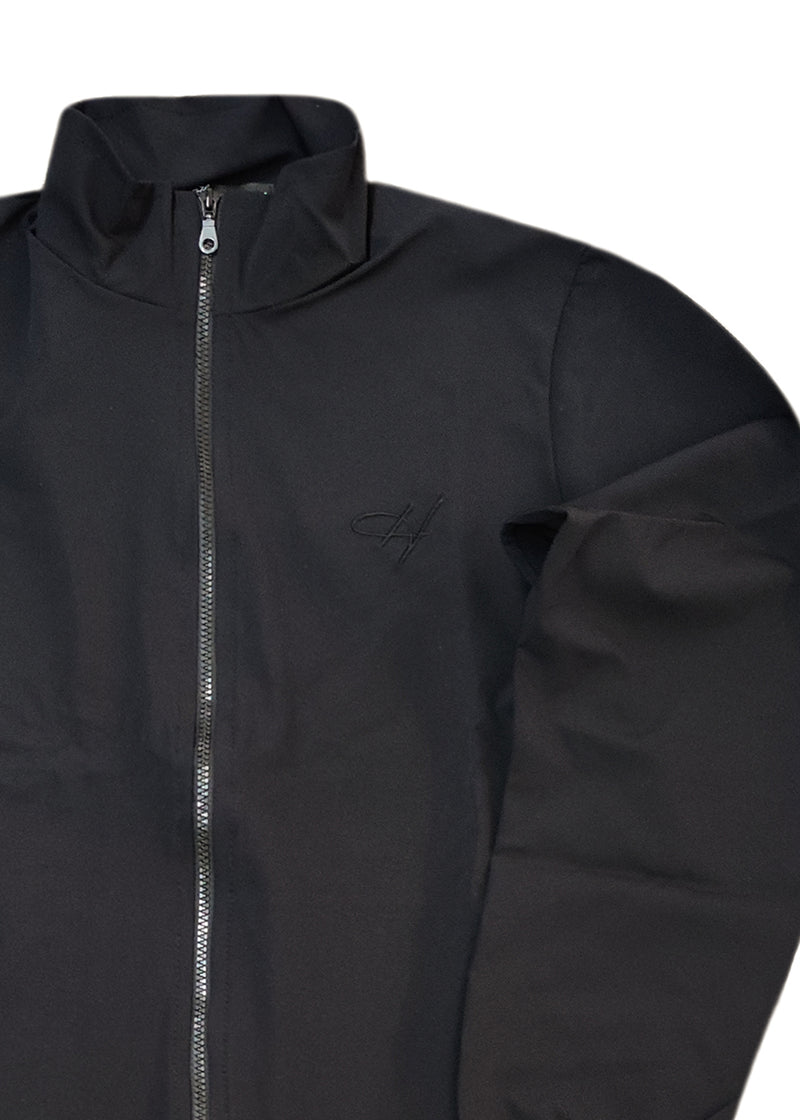 Ανδρική υφασμάτινη ζακέτα Henry clothing - 3-772 - black