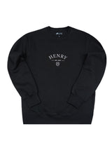 HENRY CLOTHING - Ανδρικό φούτερ Refular Fit - Μαύρο 3-801